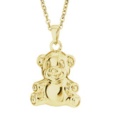 Self-fill Teddy Bear Cremation Ashes Pendant - Cherished Urns