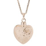 Self-fill Elegant Heart Cremation Ashes Pendant - Cherished Urns