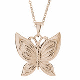 Self-fill Butterfly Cremation Ashes Pendant - Cherished Urns