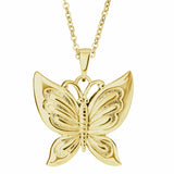 Self-fill Butterfly Cremation Ashes Pendant - Cherished Urns