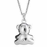 Self-fill Teddy Bear Cremation Ashes Pendant - Cherished Urns
