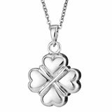 Self-fill Traditional Clover Cremation Ashes Pendant - Cherished Urns