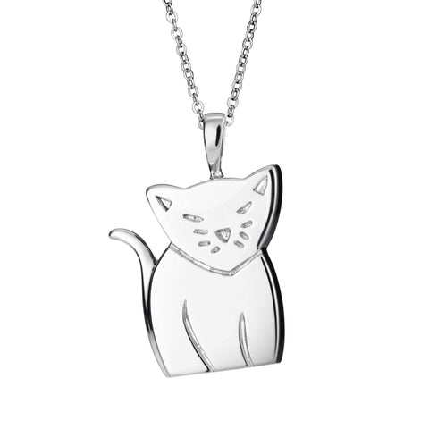 Self-fill Cat Cremation Ashes Pendant - Cherished Urns