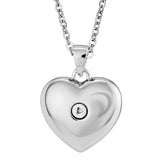 Self-fill Heart Swirl Cremation Ashes Pendant - Cherished Urns
