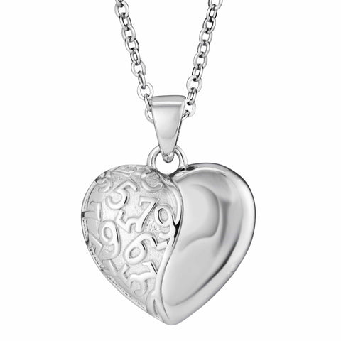 Self-fill Heart Swirl Cremation Ashes Pendant - Cherished Urns
