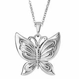 Self-fill Butterfly Cremation Ashes Pendant - Cherished Urns
