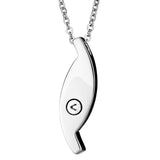 Self-fill Encompass Cremation Ashes Pendant with Crystals - Cherished Urns