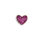 Small Heart Cremation Ashes Element for Glass Locket - Cherished Urns