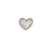 Small Heart Cremation Ashes Element for Glass Locket - Cherished Urns