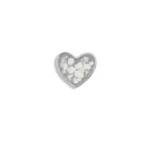 Small Heart Cremation Ashes Element for Glass Locket - Cherished Urns
