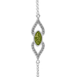 Ladies Respect Memorial Ashes Bracelet with Fine Crystals - Cherished Urns