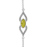 Ladies Respect Memorial Ashes Bracelet with Fine Crystals - Cherished Urns