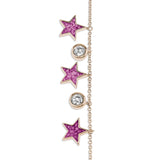 Ladies Galaxy Memorial Ashes Bracelet with Fine Crystals - Cherished Urns