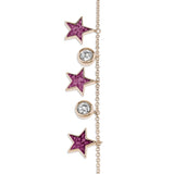 Ladies Galaxy Memorial Ashes Bracelet with Fine Crystals - Cherished Urns