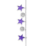 Ladies Galaxy Memorial Ashes Bracelet with Fine Crystals - Cherished Urns