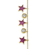 Ladies Galaxy Memorial Ashes Bracelet with Fine Crystals - Cherished Urns