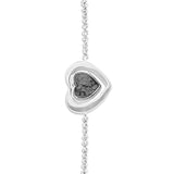 Ladies Valentine Memorial Ashes Bracelet - Cherished Urns