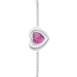 Ladies Valentine Memorial Ashes Bracelet - Cherished Urns
