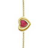 Ladies Valentine Memorial Ashes Bracelet - Cherished Urns