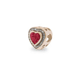 Comfort Memorial Ashes Charm Bead with Fine Crystals - Cherished Urns
