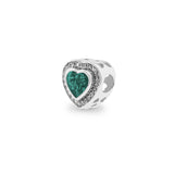 Comfort Memorial Ashes Charm Bead with Fine Crystals - Cherished Urns