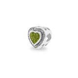 Comfort Memorial Ashes Charm Bead with Fine Crystals - Cherished Urns