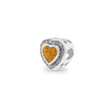 Comfort Memorial Ashes Charm Bead with Fine Crystals - Cherished Urns