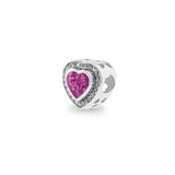 Comfort Memorial Ashes Charm Bead with Fine Crystals - Cherished Urns