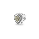 Comfort Memorial Ashes Charm Bead with Fine Crystals - Cherished Urns