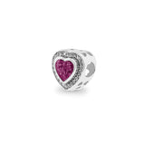 Comfort Memorial Ashes Charm Bead with Fine Crystals - Cherished Urns