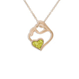 Ladies Mother and Child Memorial Ashes Pendant - Cherished Urns