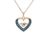 Ladies Mum Memorial Ashes Pendant with Fine Crystal - Cherished Urns