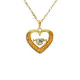 Ladies Mum Memorial Ashes Pendant with Fine Crystal - Cherished Urns