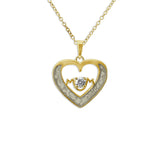 Ladies Mum Memorial Ashes Pendant with Fine Crystal - Cherished Urns