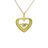 Ladies Mum Memorial Ashes Pendant with Fine Crystal - Cherished Urns