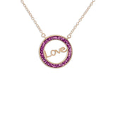 Ladies Love Memorial Ashes Necklace - Cherished Urns