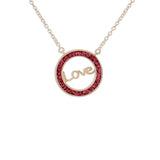 Ladies Love Memorial Ashes Necklace - Cherished Urns
