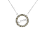 Ladies Love Memorial Ashes Necklace - Cherished Urns