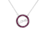 Ladies Love Memorial Ashes Necklace - Cherished Urns