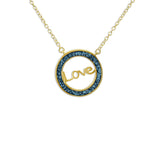 Ladies Love Memorial Ashes Necklace - Cherished Urns