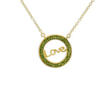 Ladies Love Memorial Ashes Necklace - Cherished Urns