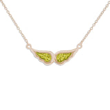 Ladies Angel Wings Memorial Ashes Necklace - Cherished Urns