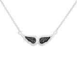 Ladies Angel Wings Memorial Ashes Necklace - Cherished Urns