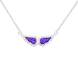 Ladies Angel Wings Memorial Ashes Necklace - Cherished Urns