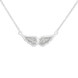 Ladies Angel Wings Memorial Ashes Necklace - Cherished Urns