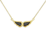 Ladies Angel Wings Memorial Ashes Necklace - Cherished Urns