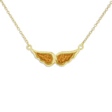 Ladies Angel Wings Memorial Ashes Necklace - Cherished Urns