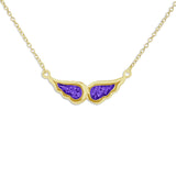 Ladies Angel Wings Memorial Ashes Necklace - Cherished Urns