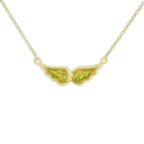 Ladies Angel Wings Memorial Ashes Necklace - Cherished Urns