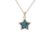 Ladies Star Memorial Ashes Pendant - Cherished Urns